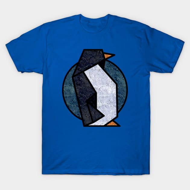 Mosaic Tile Penguin T-Shirt by Absolute Will